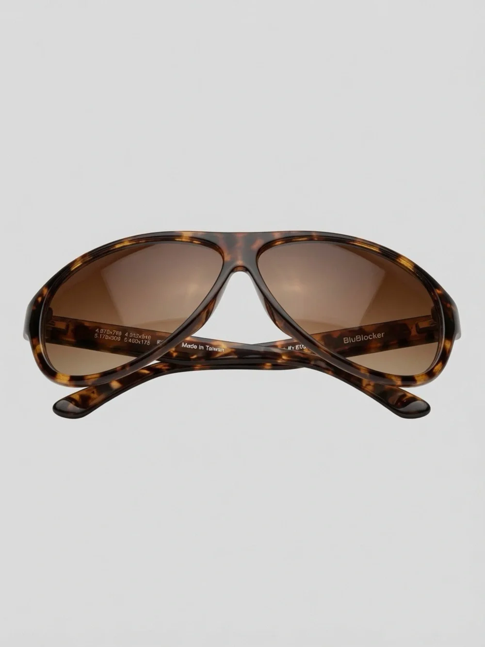 Tortoiseshell Aviator Sunglasses - Brown Lenses